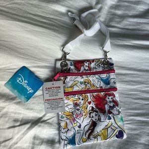 Disney passport crossbody purse bag princesses